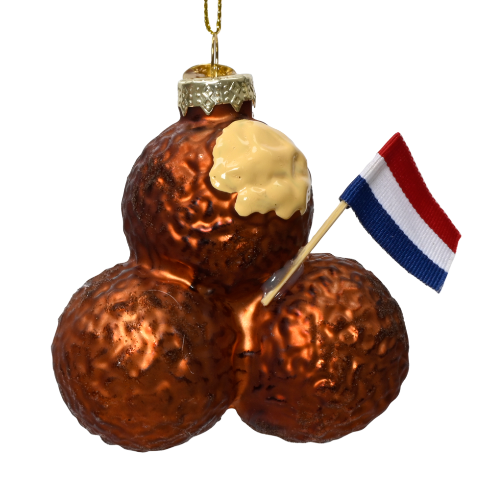 Decoris kerstornament - Bitterballen