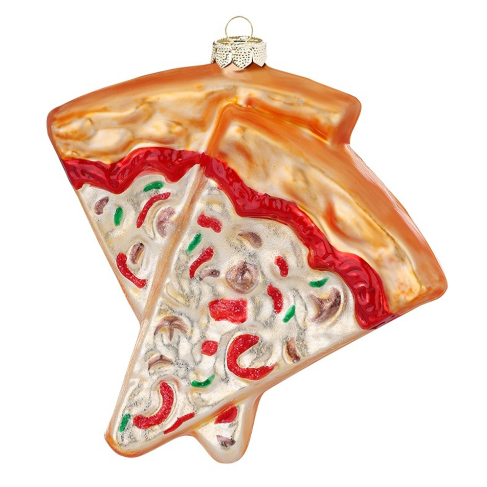 Inge Glas kerstornament - Pizzapunt