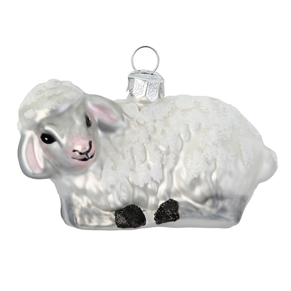 Inge Glas kerstornament - Schaap