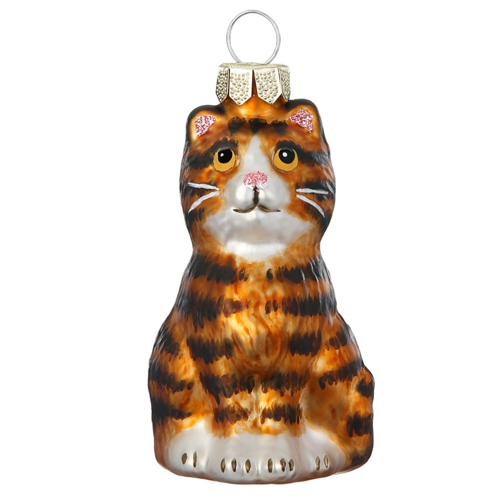 Inge Glas kerstornament - Kat