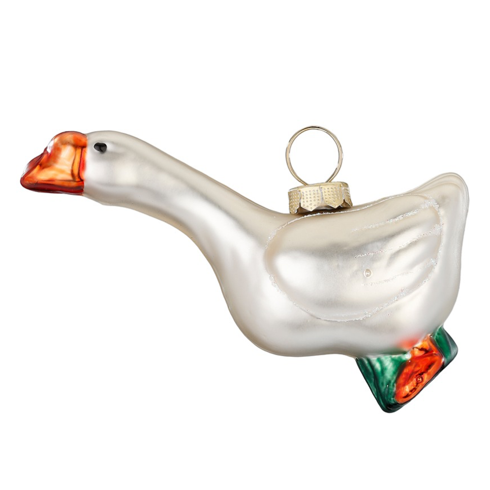 Inge Glas kerstornament - Gans