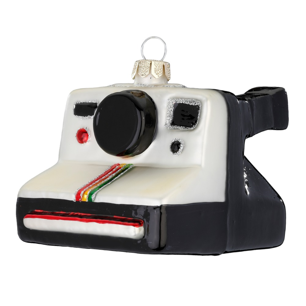 Inge Glas kerstornament - Polaroid camera