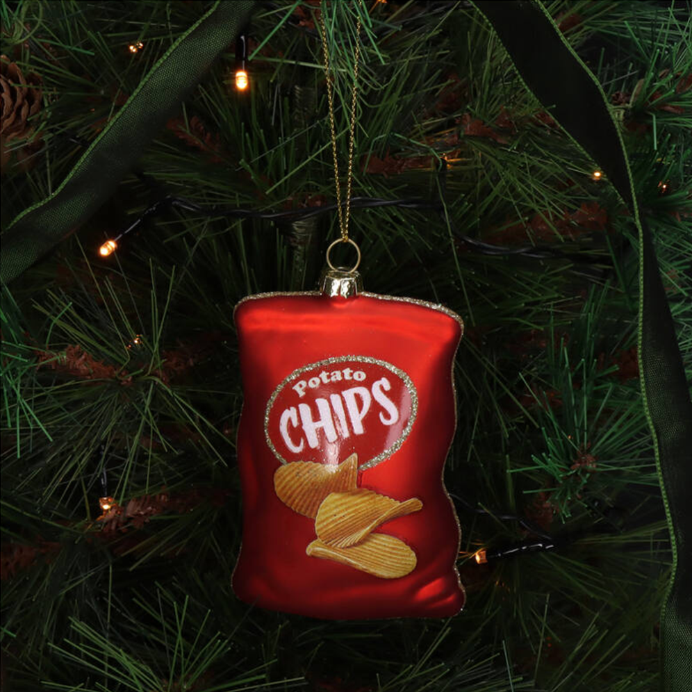 HD Collection kerstornament - Chipszak