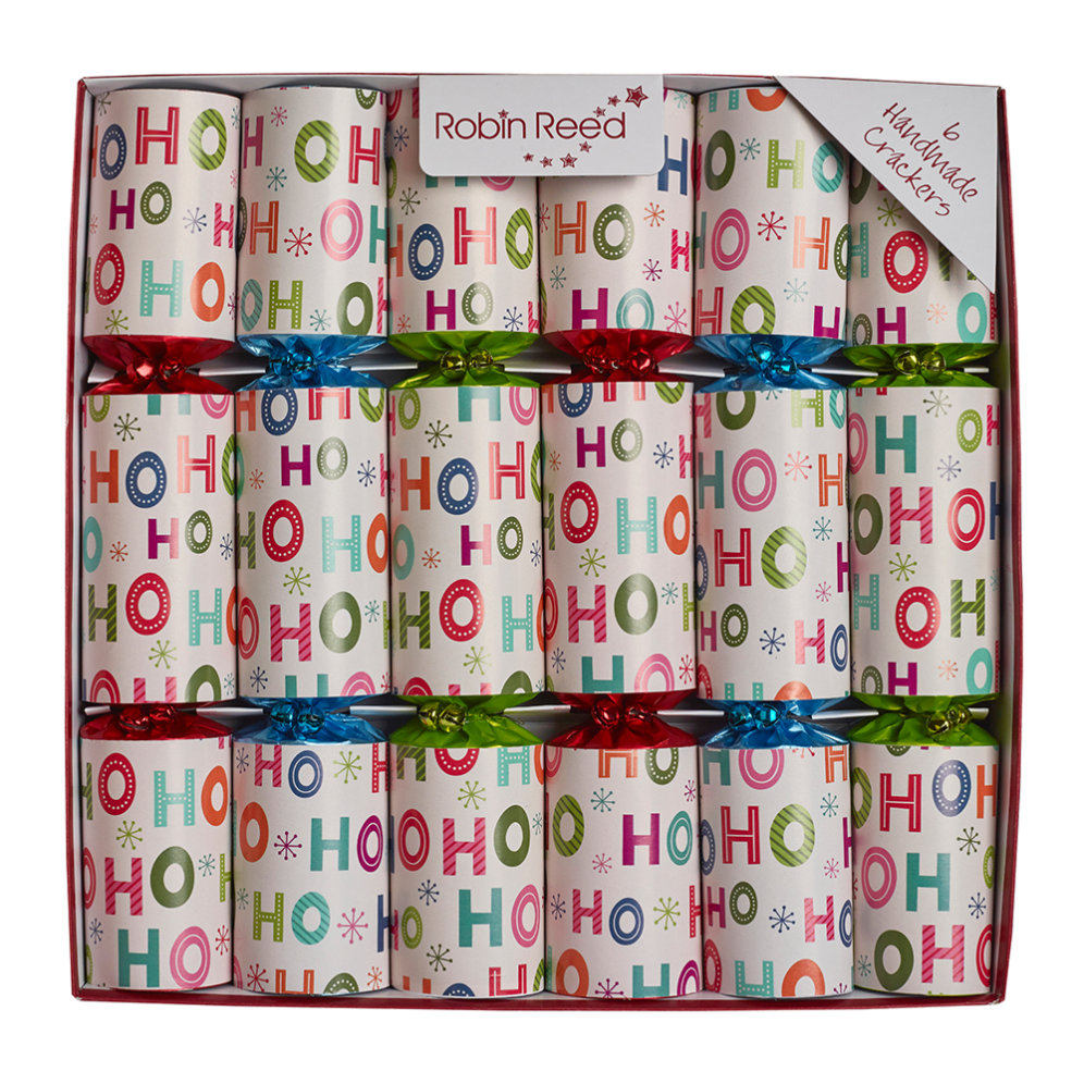 Christmas crackers - Ho Ho Ho - Set van 6