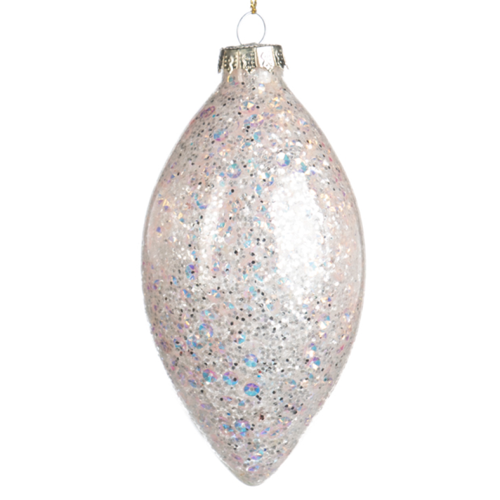 Goodwill kerstpegel - Met glitters - 13 cm