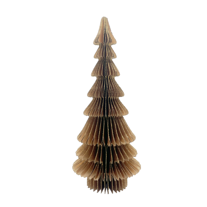 Only Natural papieren kerstboom - Goud