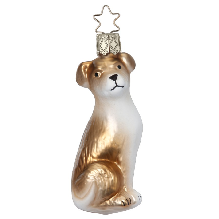 Inge Glas kerstornament - Jack Russell