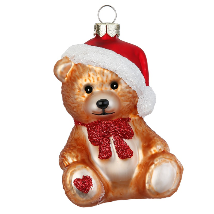 Inge Glas kerstornament - Teddybeer