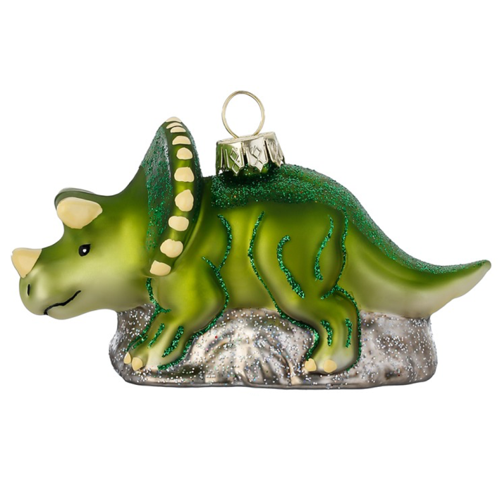 Inge Glas kerstornament - Dinosaurus