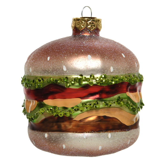 Decoris kerstornament - Hamburger