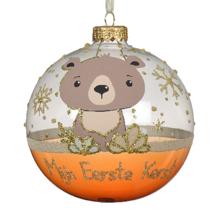 Decoris kerstbal - Met koala - 10cm