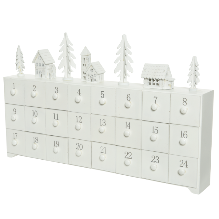 Decoris adventskalender - Met huisjes