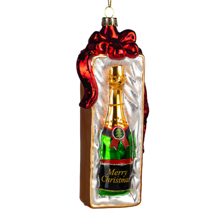 Goodwill kerstornament - Champagnefles