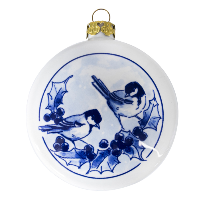 Royal Delft kerstornament - Met vogels