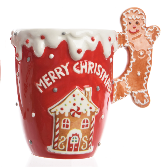 Decoris kerstmok - Met gingerbread poppetje