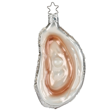 Inge Glas kerstornament - Oester