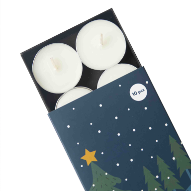 Pluto waxinelichtjes - Winter Joy - Set van 10