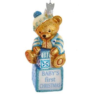 Kurt Adler kerstornament - Baby's first christmas