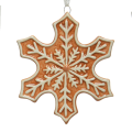 Decoris kerstornament - Sneeuwvlok