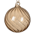 Decoris kerstbal - Met swirl - 8cm