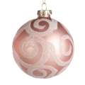 Goodwill kerstbal - Met swirl - 8cm